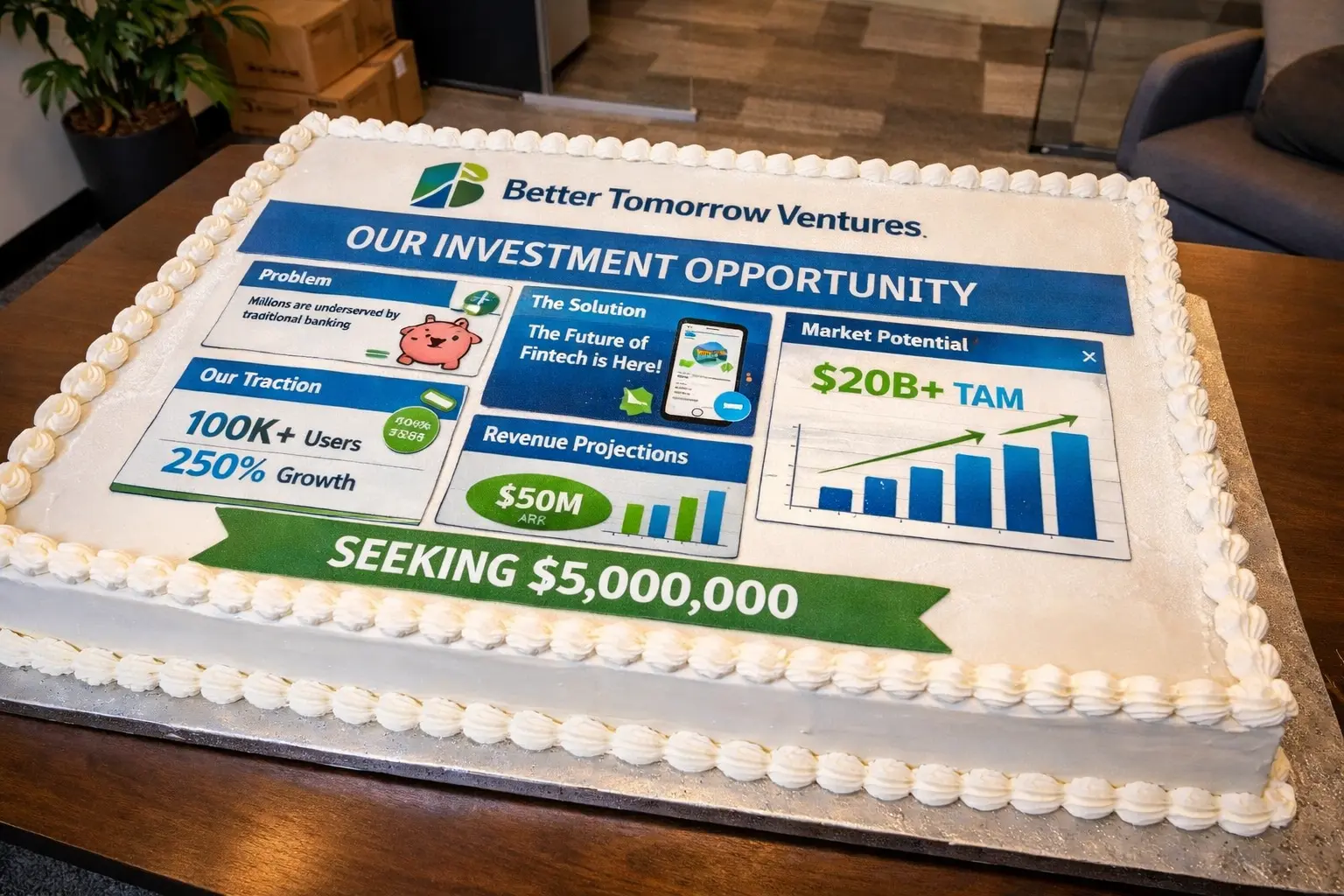 Startup Prints Pitch on Giant Cake, Sends It to VC Firm to Land $5 Million Investment