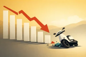 Ola Electric Market Share Falls to 3.5 Percent as Company Drops Out of Top 5 EV Two Wheeler Makers